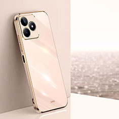 Silikon Hülle Handyhülle Ultra Dünn Flexible Schutzhülle Tasche XL1 für Realme C51 Rosegold