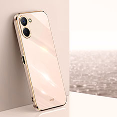 Silikon Hülle Handyhülle Ultra Dünn Flexible Schutzhülle Tasche XL1 für Realme V30t 5G Rosegold