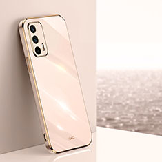 Silikon Hülle Handyhülle Ultra Dünn Flexible Schutzhülle Tasche XL1 für Realme X7 Max 5G Rosegold