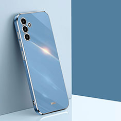 Silikon Hülle Handyhülle Ultra Dünn Flexible Schutzhülle Tasche XL1 für Samsung Galaxy A04s Blau