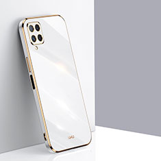 Silikon Hülle Handyhülle Ultra Dünn Flexible Schutzhülle Tasche XL1 für Samsung Galaxy A12 5G Weiß