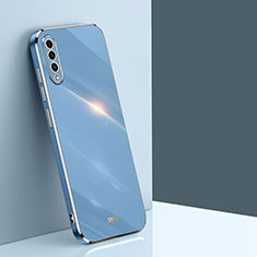 Silikon Hülle Handyhülle Ultra Dünn Flexible Schutzhülle Tasche XL1 für Samsung Galaxy A50S Blau