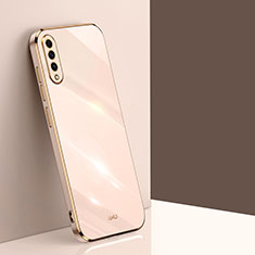 Silikon Hülle Handyhülle Ultra Dünn Flexible Schutzhülle Tasche XL1 für Samsung Galaxy A50S Gold