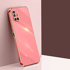 Silikon Hülle Handyhülle Ultra Dünn Flexible Schutzhülle Tasche XL1 für Samsung Galaxy M51 Pink