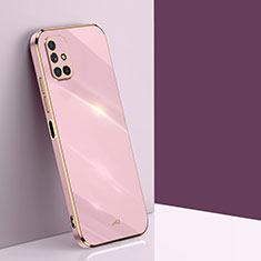 Silikon Hülle Handyhülle Ultra Dünn Flexible Schutzhülle Tasche XL1 für Samsung Galaxy M51 Rosa