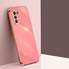 Silikon Hülle Handyhülle Ultra Dünn Flexible Schutzhülle Tasche XL1 für Samsung Galaxy S20 Pink