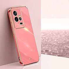 Silikon Hülle Handyhülle Ultra Dünn Flexible Schutzhülle Tasche XL1 für Vivo iQOO 11 5G Pink