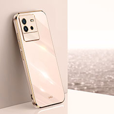 Silikon Hülle Handyhülle Ultra Dünn Flexible Schutzhülle Tasche XL1 für Vivo iQOO Neo6 5G Gold