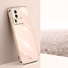 Silikon Hülle Handyhülle Ultra Dünn Flexible Schutzhülle Tasche XL1 für Vivo iQOO Neo7 5G Gold