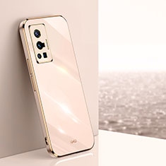 Silikon Hülle Handyhülle Ultra Dünn Flexible Schutzhülle Tasche XL1 für Vivo X70 Pro 5G Gold