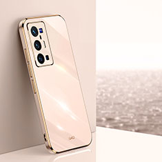 Silikon Hülle Handyhülle Ultra Dünn Flexible Schutzhülle Tasche XL1 für Vivo X70 Pro+ Plus 5G Gold