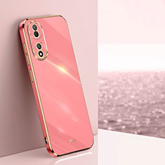 Silikon Hülle Handyhülle Ultra Dünn Flexible Schutzhülle Tasche XL1 für Vivo Y100A 5G Pink