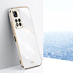Silikon Hülle Handyhülle Ultra Dünn Flexible Schutzhülle Tasche XL1 für Xiaomi Mi 11i 5G (2022) Weiß