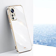 Silikon Hülle Handyhülle Ultra Dünn Flexible Schutzhülle Tasche XL1 für Xiaomi Mi 12T 5G Weiß