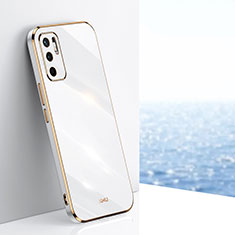 Silikon Hülle Handyhülle Ultra Dünn Flexible Schutzhülle Tasche XL1 für Xiaomi POCO M3 Pro 5G Weiß