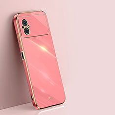 Silikon Hülle Handyhülle Ultra Dünn Flexible Schutzhülle Tasche XL1 für Xiaomi Poco M4 5G Pink