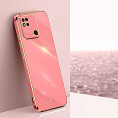 Silikon Hülle Handyhülle Ultra Dünn Flexible Schutzhülle Tasche XL1 für Xiaomi Redmi 10 India Pink