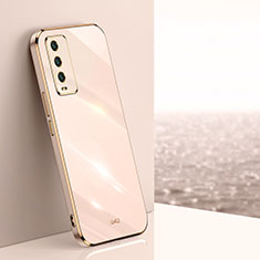 Silikon Hülle Handyhülle Ultra Dünn Flexible Schutzhülle Tasche XL1 für Xiaomi Redmi 9 Power Gold