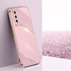 Silikon Hülle Handyhülle Ultra Dünn Flexible Schutzhülle Tasche XL1 für Xiaomi Redmi 9T 4G Rosa