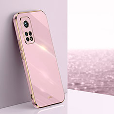 Silikon Hülle Handyhülle Ultra Dünn Flexible Schutzhülle Tasche XL1 für Xiaomi Redmi K30S 5G Rosa