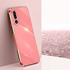 Silikon Hülle Handyhülle Ultra Dünn Flexible Schutzhülle Tasche XL1 für Xiaomi Redmi K40 Gaming 5G Pink