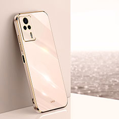 Silikon Hülle Handyhülle Ultra Dünn Flexible Schutzhülle Tasche XL1 für Xiaomi Redmi K60E 5G Gold