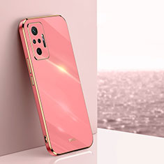 Silikon Hülle Handyhülle Ultra Dünn Flexible Schutzhülle Tasche XL1 für Xiaomi Redmi Note 10 Pro Max Pink