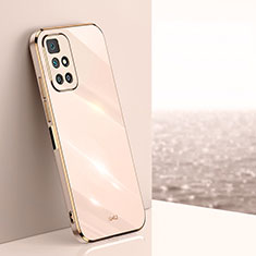 Silikon Hülle Handyhülle Ultra Dünn Flexible Schutzhülle Tasche XL1 für Xiaomi Redmi Note 11 4G (2021) Gold