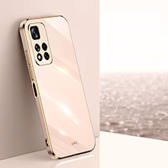 Silikon Hülle Handyhülle Ultra Dünn Flexible Schutzhülle Tasche XL1 für Xiaomi Redmi Note 11 Pro+ Plus 5G Gold