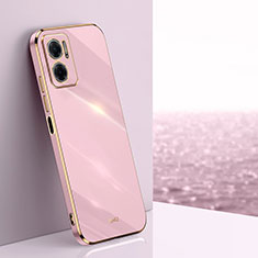 Silikon Hülle Handyhülle Ultra Dünn Flexible Schutzhülle Tasche XL1 für Xiaomi Redmi Note 11E 5G Rosa