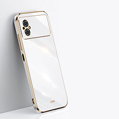 Silikon Hülle Handyhülle Ultra Dünn Flexible Schutzhülle Tasche XL1 für Xiaomi Redmi Note 11R 5G Weiß