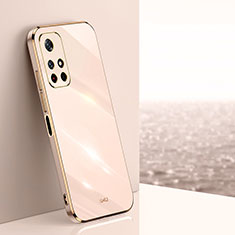 Silikon Hülle Handyhülle Ultra Dünn Flexible Schutzhülle Tasche XL1 für Xiaomi Redmi Note 11S 5G Gold