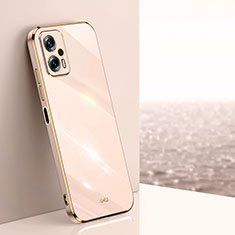 Silikon Hülle Handyhülle Ultra Dünn Flexible Schutzhülle Tasche XL1 für Xiaomi Redmi Note 11T Pro 5G Gold