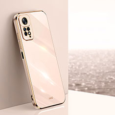 Silikon Hülle Handyhülle Ultra Dünn Flexible Schutzhülle Tasche XL1 für Xiaomi Redmi Note 12 Pro 4G Gold