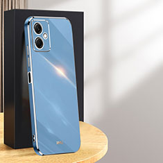 Silikon Hülle Handyhülle Ultra Dünn Flexible Schutzhülle Tasche XL1 für Xiaomi Redmi Note 12R Pro 5G Blau