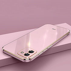 Silikon Hülle Handyhülle Ultra Dünn Flexible Schutzhülle Tasche XL2 für Samsung Galaxy A03 Rosa