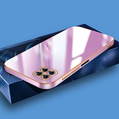Silikon Hülle Handyhülle Ultra Dünn Flexible Schutzhülle Tasche XL2 für Samsung Galaxy A22 4G Violett