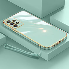 Silikon Hülle Handyhülle Ultra Dünn Flexible Schutzhülle Tasche XL2 für Samsung Galaxy A33 5G Grün