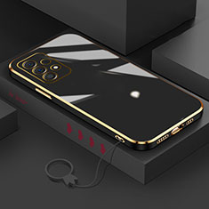 Silikon Hülle Handyhülle Ultra Dünn Flexible Schutzhülle Tasche XL3 für Samsung Galaxy A23 5G Schwarz