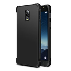 Silikon Hülle Handyhülle Ultra Dünn Schutzhülle 360 Grad für Samsung Galaxy C7 (2017) Schwarz