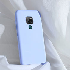 Silikon Hülle Handyhülle Ultra Dünn Schutzhülle 360 Grad Tasche C01 für Huawei Mate 20 Hellblau