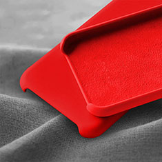 Silikon Hülle Handyhülle Ultra Dünn Schutzhülle 360 Grad Tasche C01 für Huawei P30 Lite New Edition Rot