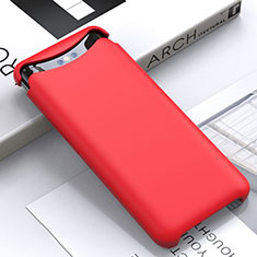Silikon Hülle Handyhülle Ultra Dünn Schutzhülle 360 Grad Tasche C01 für Oppo Find X Super Flash Edition Rot