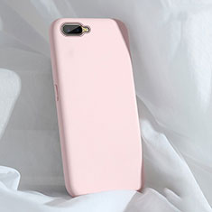 Silikon Hülle Handyhülle Ultra Dünn Schutzhülle 360 Grad Tasche C01 für Oppo K1 Rosa