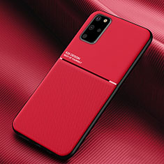 Silikon Hülle Handyhülle Ultra Dünn Schutzhülle 360 Grad Tasche C01 für Samsung Galaxy S20 Plus 5G Rot