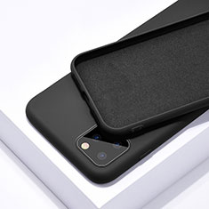 Silikon Hülle Handyhülle Ultra Dünn Schutzhülle 360 Grad Tasche C02 für Apple iPhone 11 Pro Schwarz