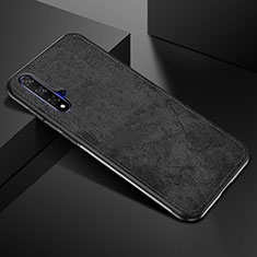 Silikon Hülle Handyhülle Ultra Dünn Schutzhülle 360 Grad Tasche C02 für Huawei Honor 20S Schwarz