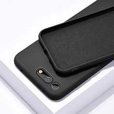 Silikon Hülle Handyhülle Ultra Dünn Schutzhülle 360 Grad Tasche C02 für Huawei Honor V20 Schwarz