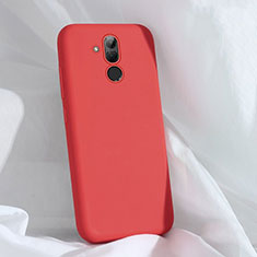 Silikon Hülle Handyhülle Ultra Dünn Schutzhülle 360 Grad Tasche C02 für Huawei Mate 20 Lite Rot