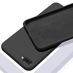 Silikon Hülle Handyhülle Ultra Dünn Schutzhülle 360 Grad Tasche C02 für Oppo RX17 Neo Schwarz